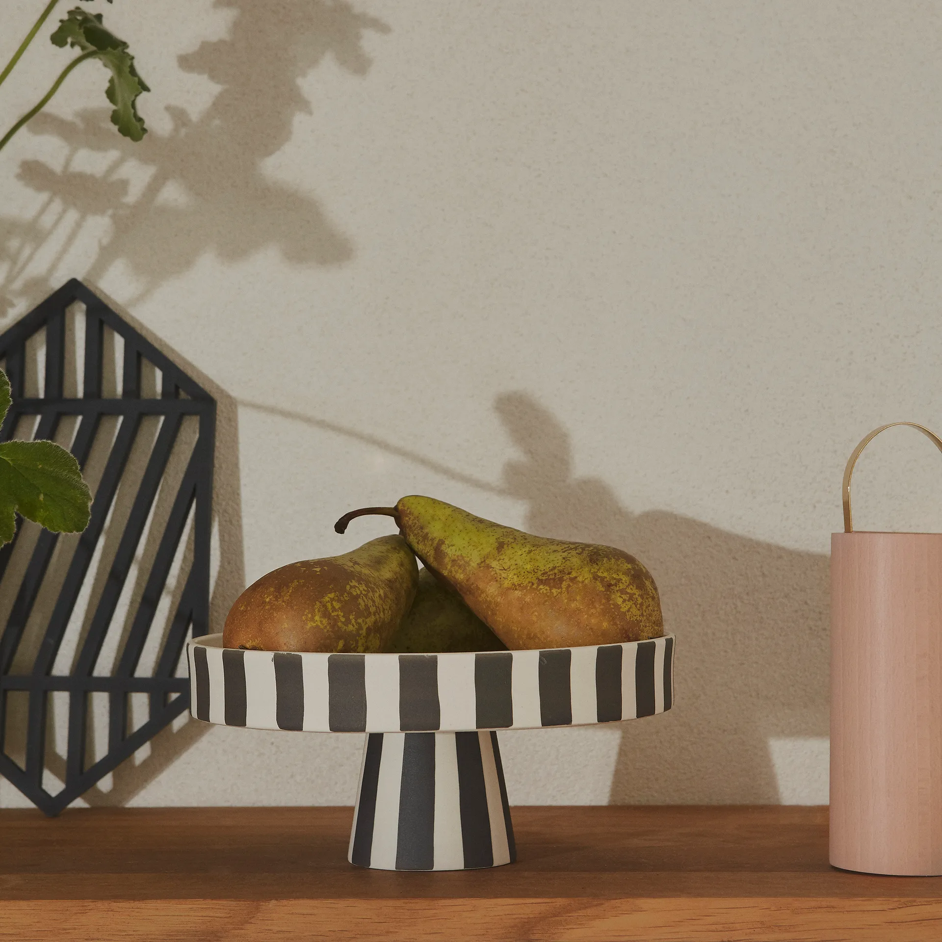 Naczynie do serwowania Toppu Ø20 cm, Czarnobiałe OYOY