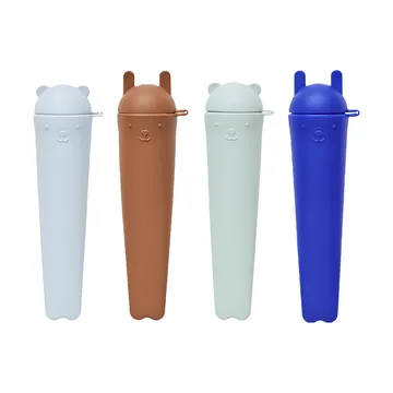 Ninka & Teddy ice pops 4 szt. - Optic blue-pale green-pale blue-caramel - OYOY
