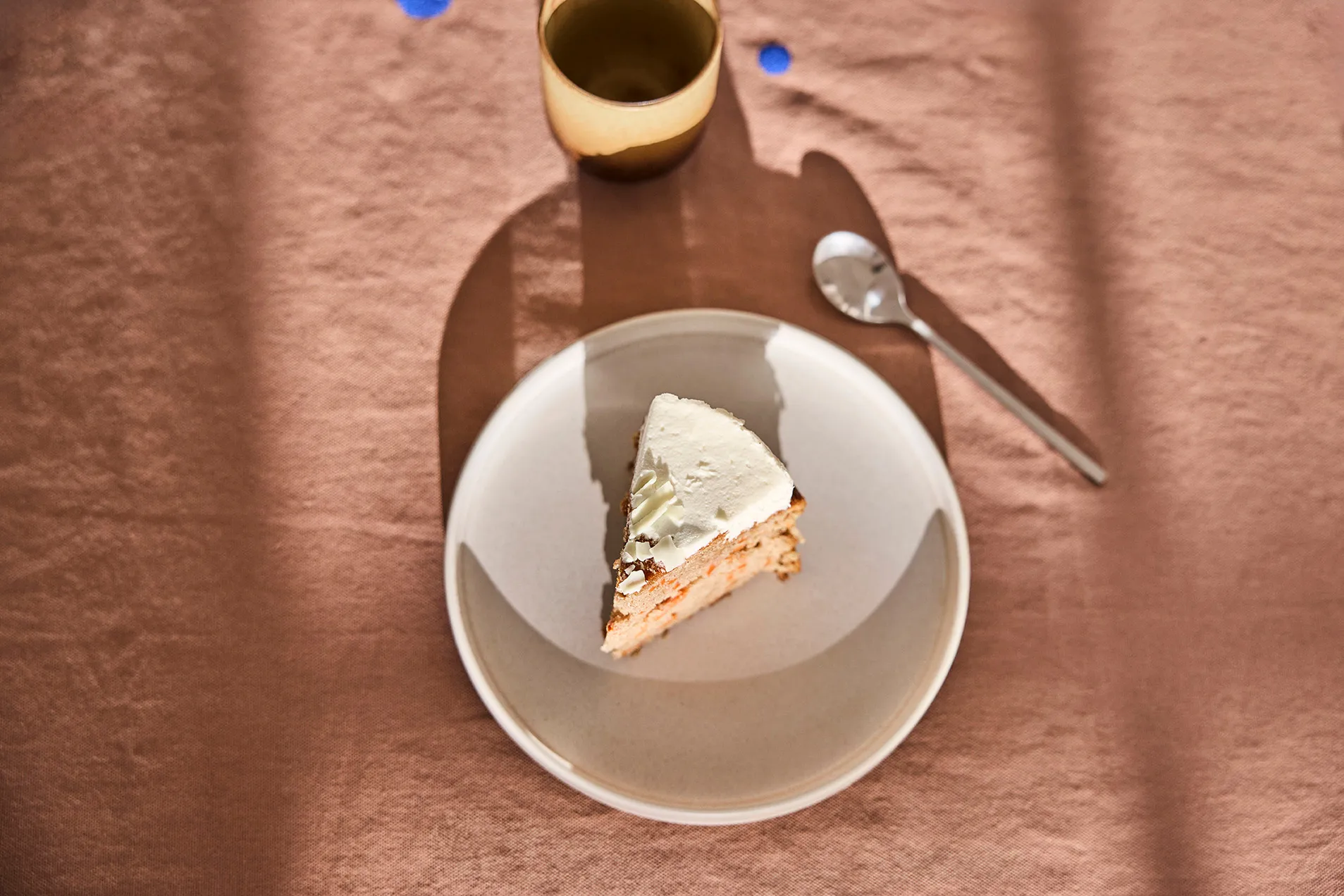 Obrus Nori 140x260 cm, Terracotta-optic blue OYOY