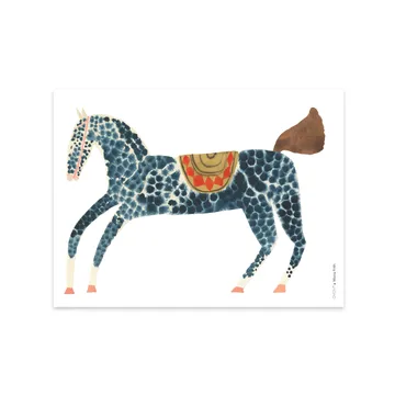 Pelle Pony plakat 30x40 cm - Multi - OYOY