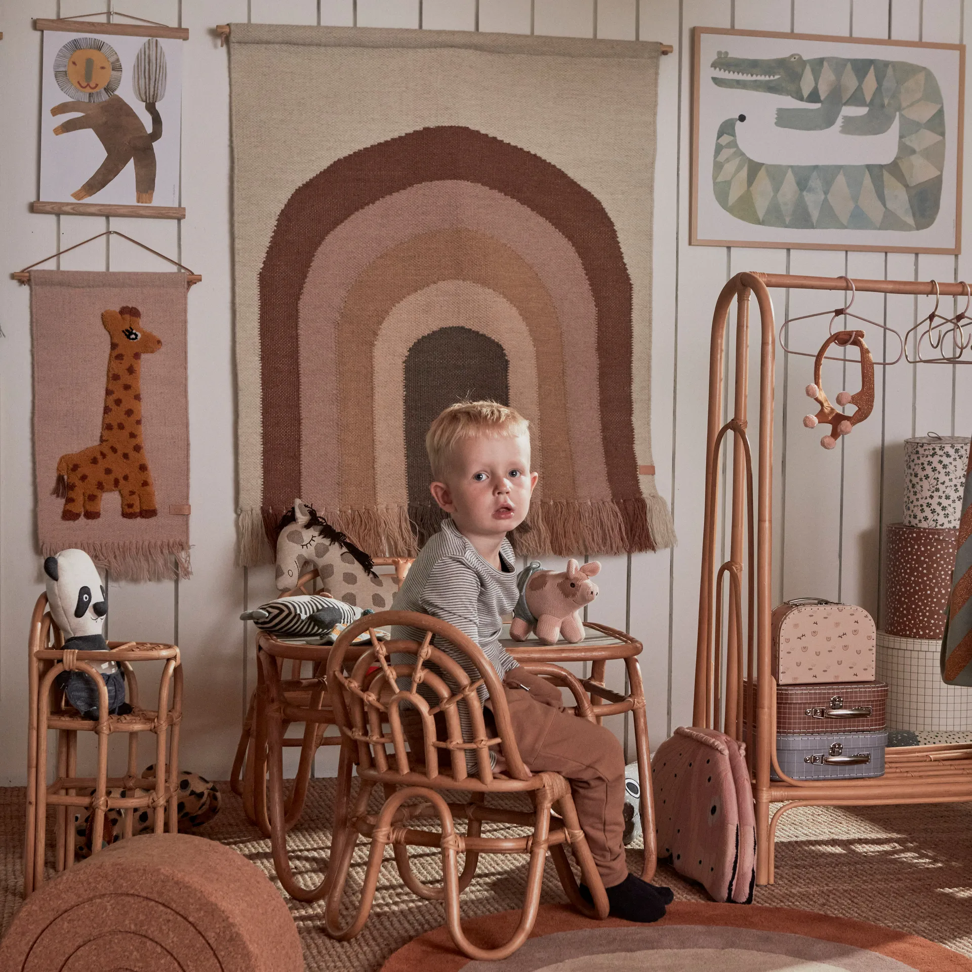 Plakat Standing Lion 30x40 cm, Multi OYOY