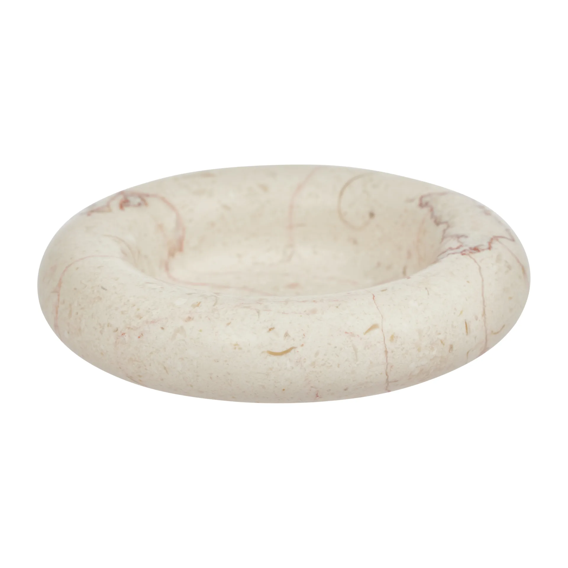 Podstawka pod świecę marmurowy Savi Ø13,8 cm, Offwhite OYOY