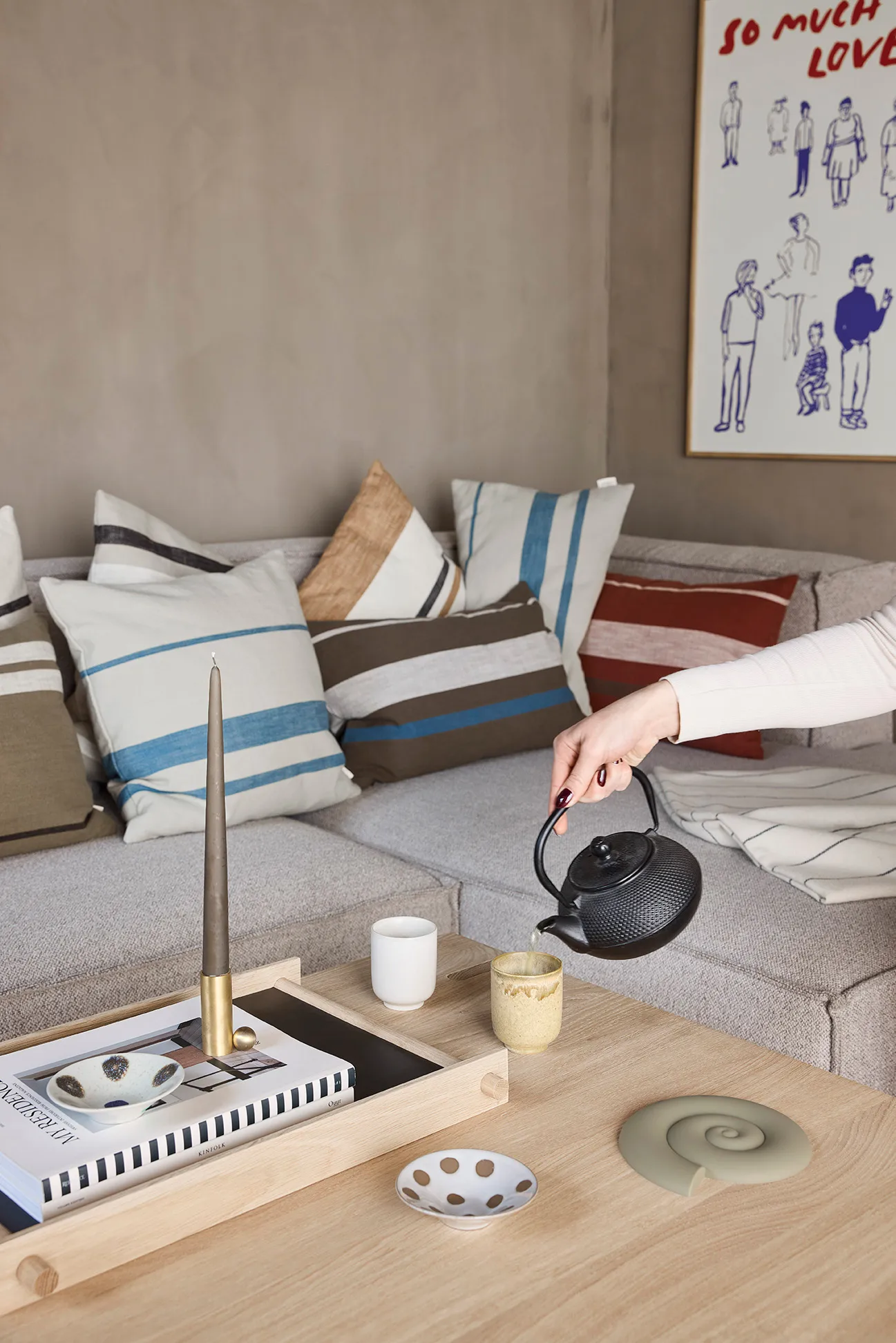 Poszewka na poduszkę Sofuto 40x60 cm, Sienna OYOY