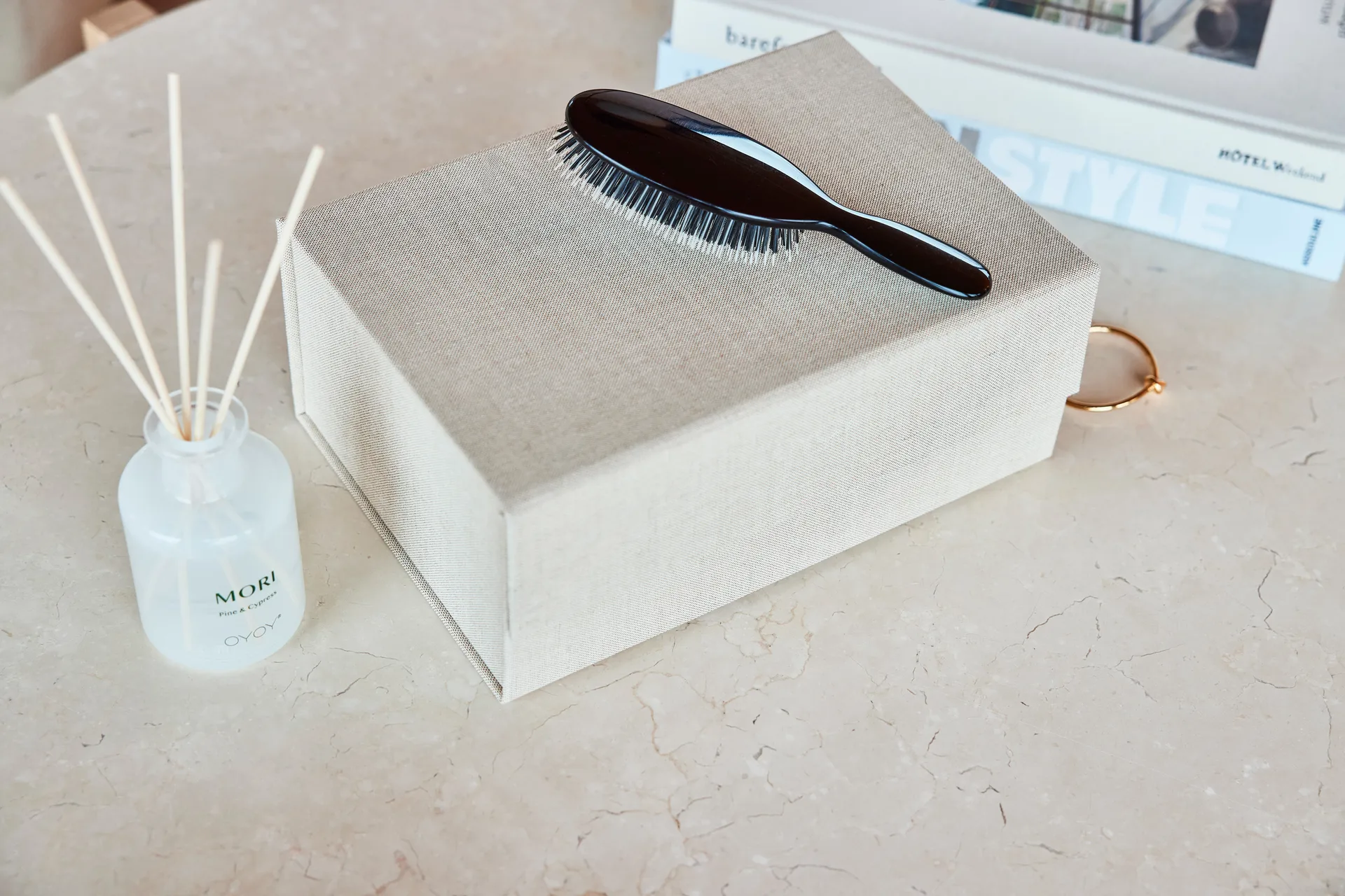 Pudełko do przechowywania Hako 18x25 cm, Clay melange OYOY