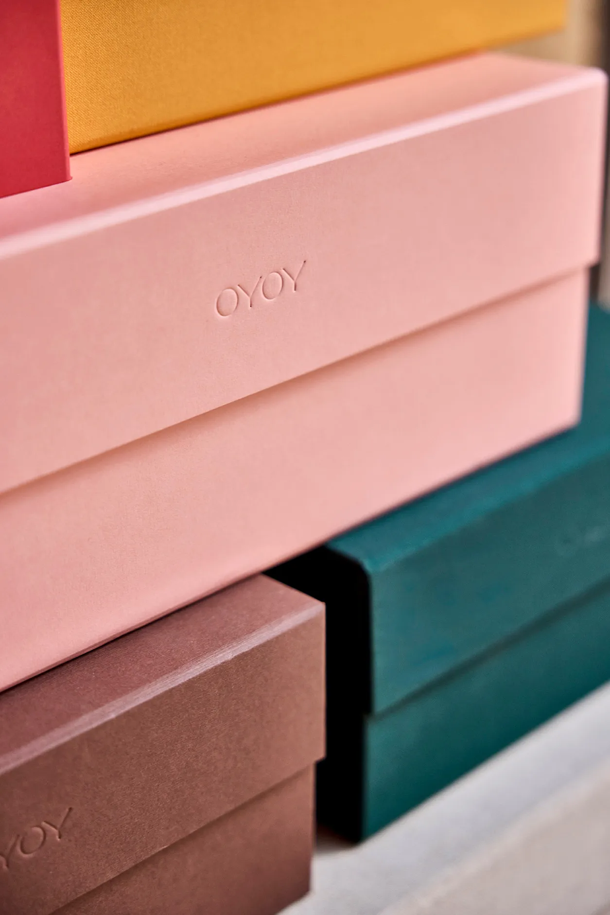 Pudełko do przechowywania Hako A4, Coral OYOY