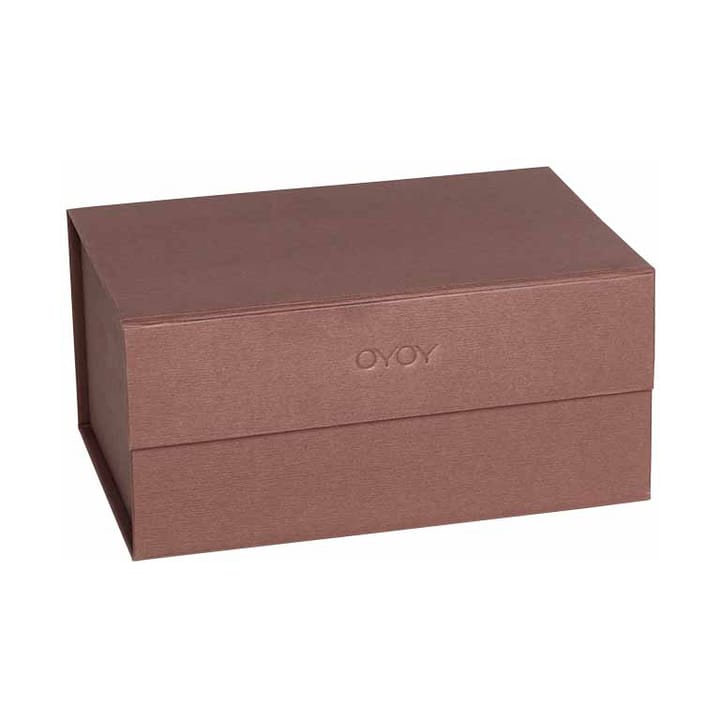Pudełko do przechowywania Hako A5 - Ciemny karmel - OYOY