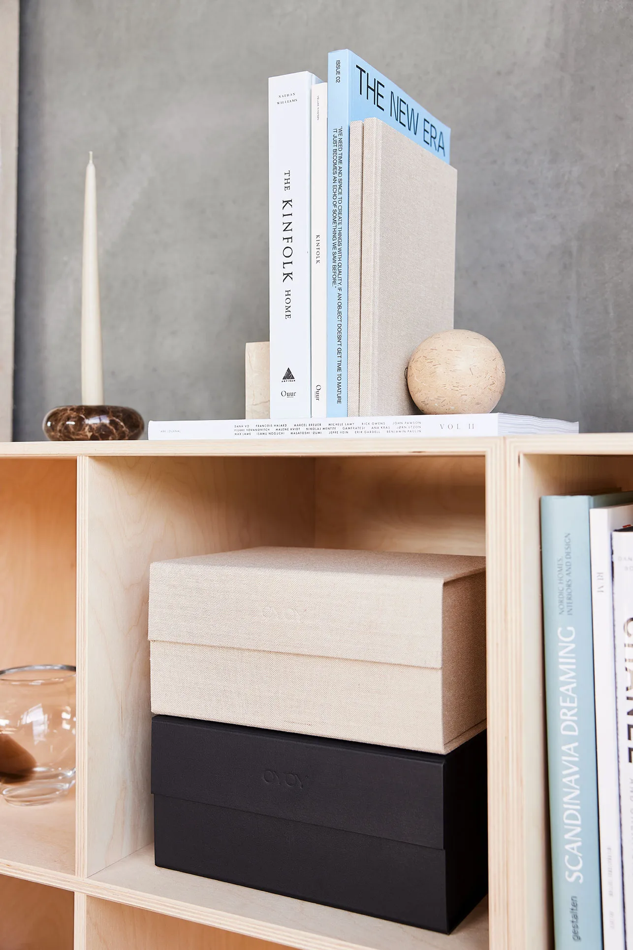 Pudełko do przechowywania Hako A5, Czarny OYOY