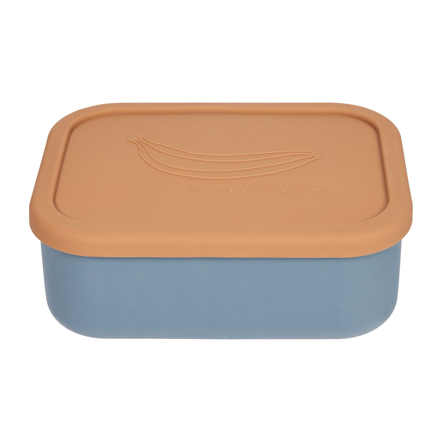 OYOY Pudełko na lunch Yummi large Fudge-Blue | Skandynawski Design | Pojemniki na żywność i lunch boxy | Niebieski