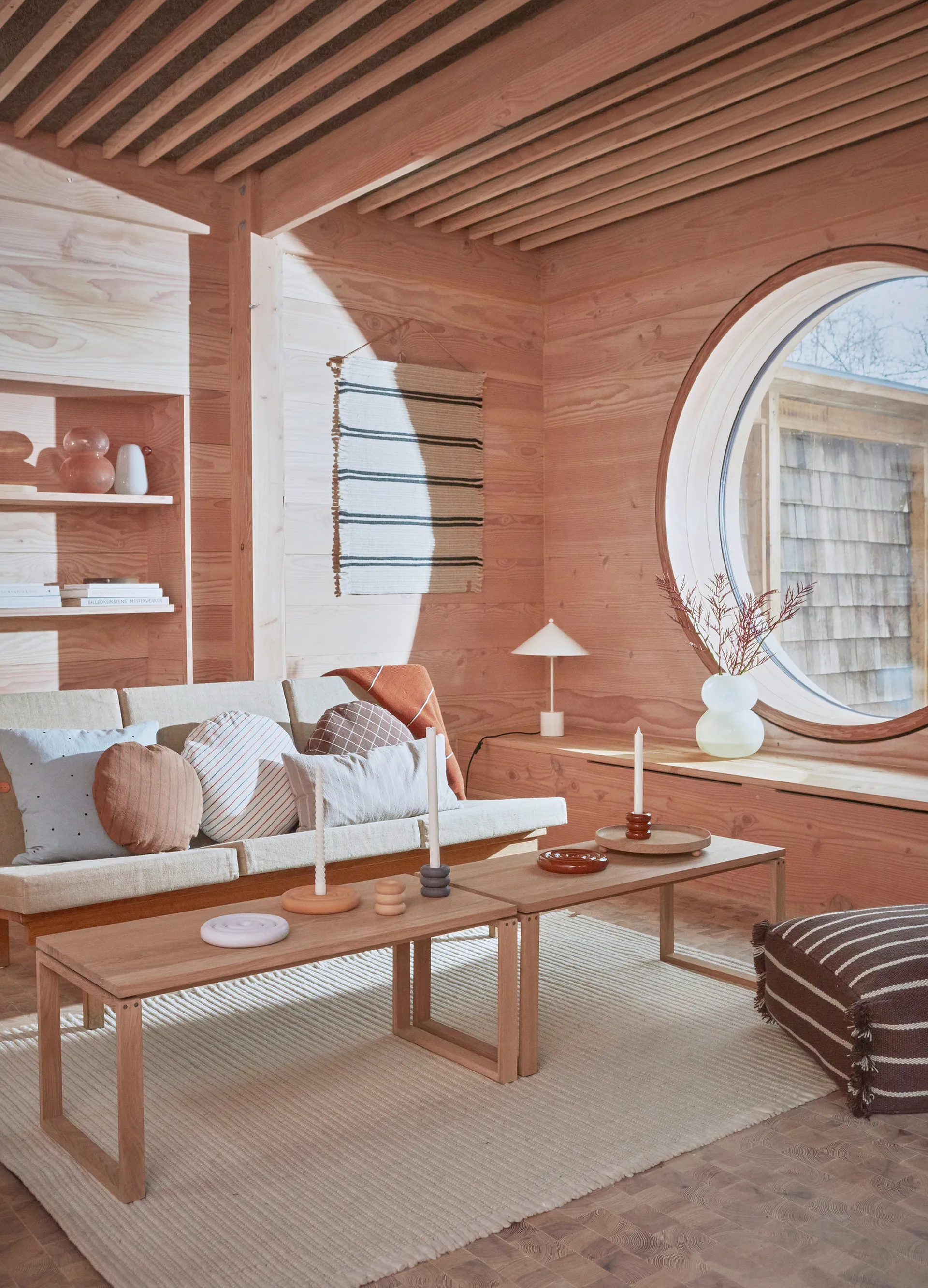 Pufa Lina 32x62 cm, Choko OYOY