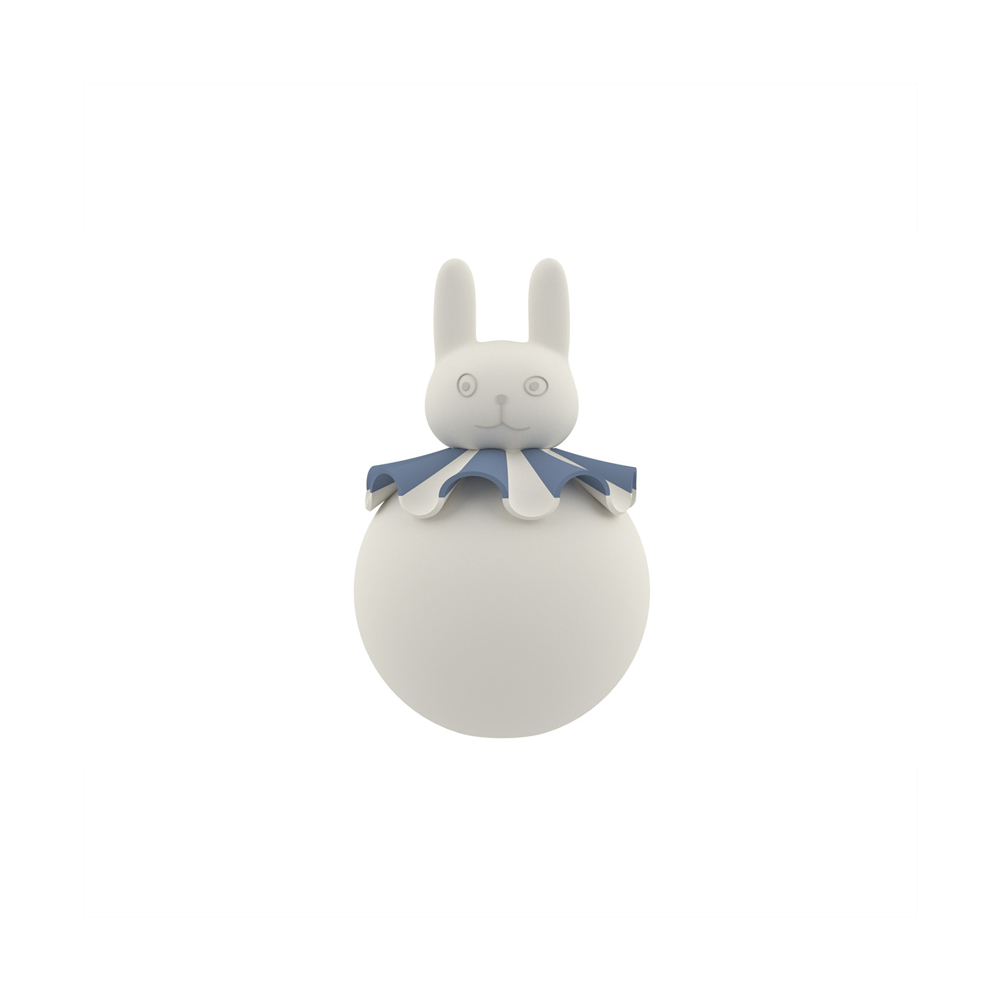 OYOY Rabbit lampka nocna Jasno-błękitny | Skandynawski Design | Lampy stołowe | Biały