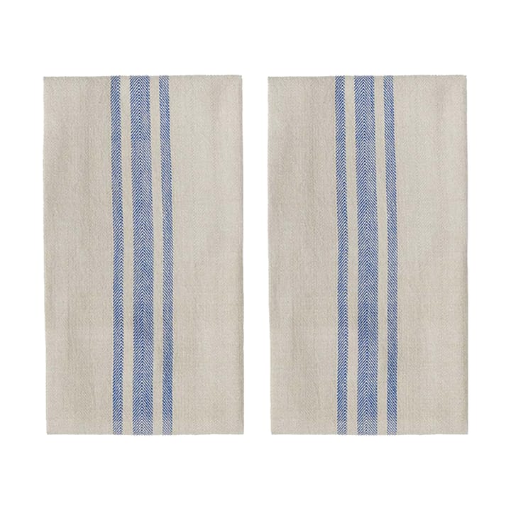 Ręcznik kuchenny Linu 2 szt - Blue - OYOY