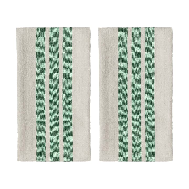 Ręcznik kuchenny Linu 2 szt - Green - OYOY