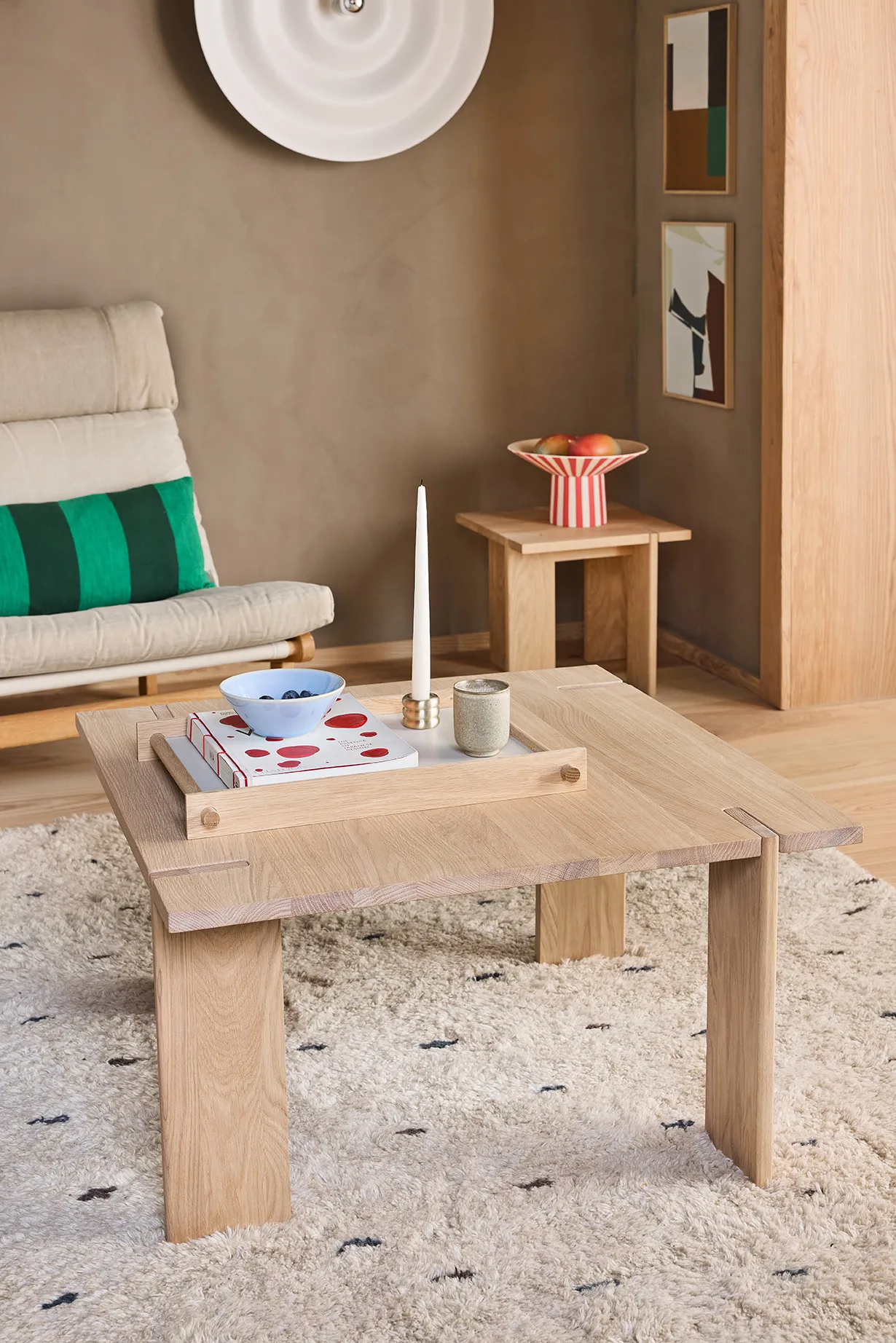 Stół OY Square 40x75x75 cm, Nature OYOY