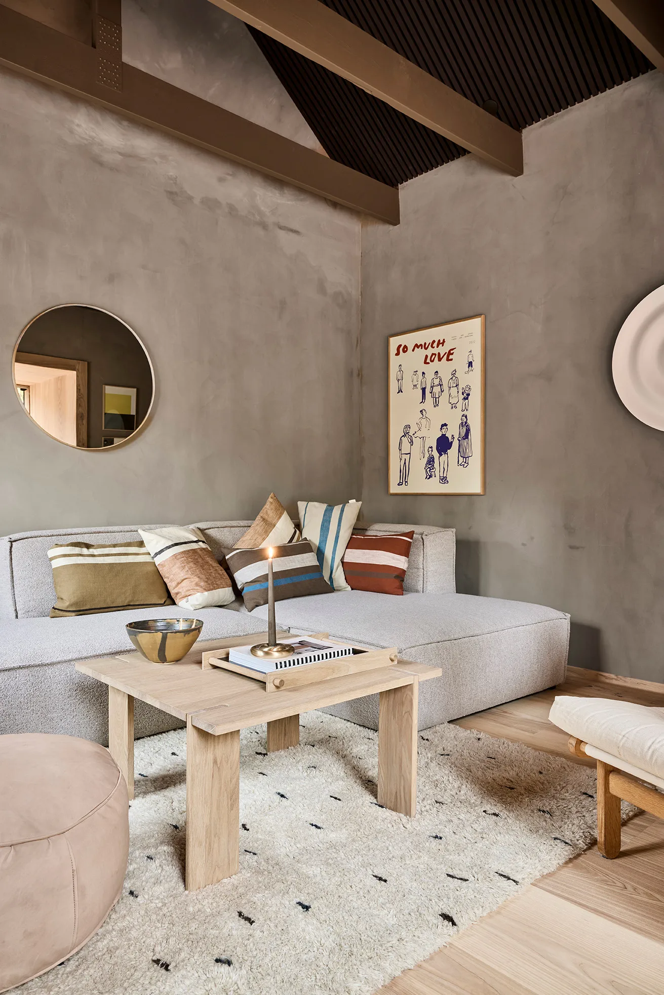 Stół OY Square 40x75x75 cm, Nature OYOY