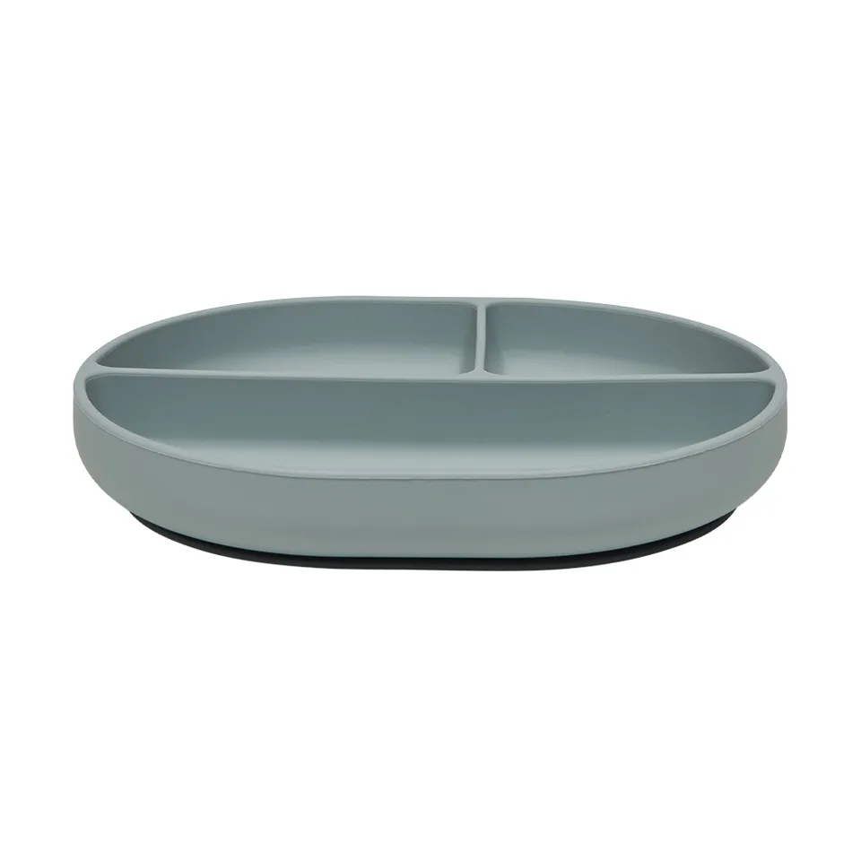 Talerz dziecięcy Enkei z przyssawką, Dusty Blue OYOY