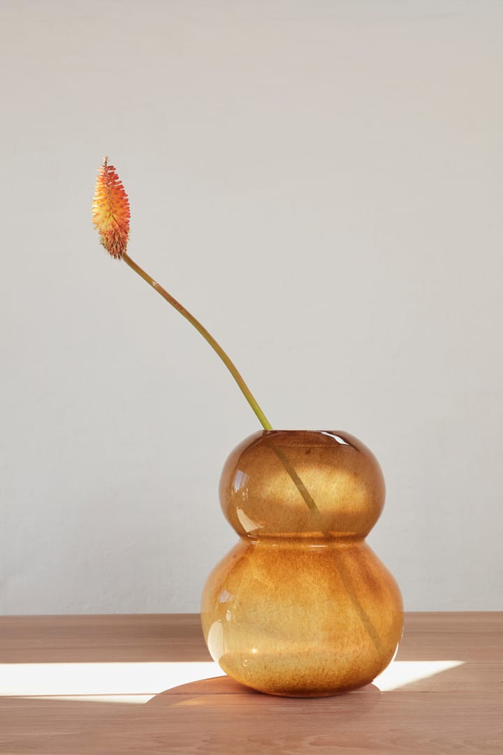Wazon Lasi 30 cm, Bursztynowy OYOY