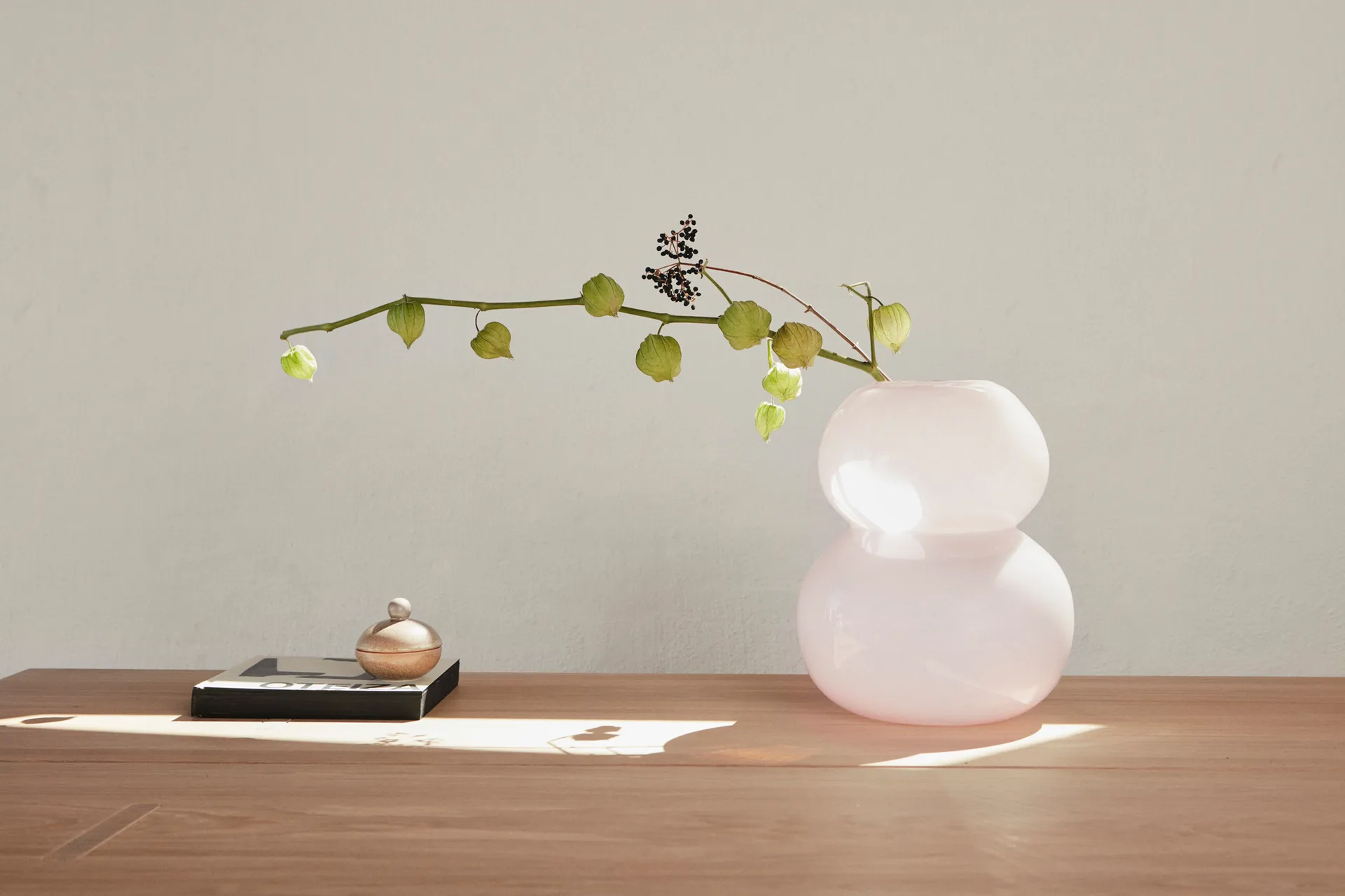 Wazon Lasi 30 cm, Rose OYOY