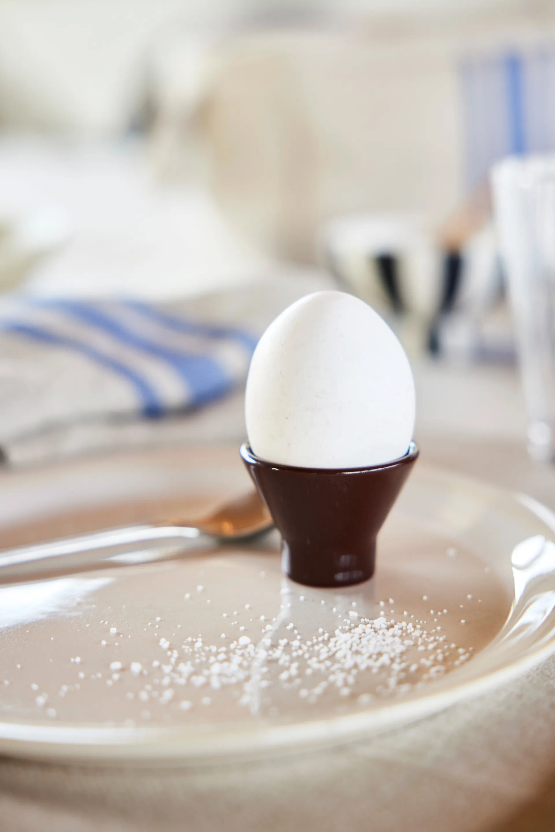 Yuka kieliszek na jajko 2 szt., Dark Terracotta OYOY