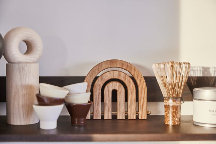 Yuka kieliszek na jajko 2 szt., Dark Terracotta OYOY