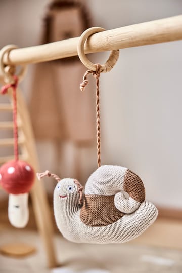 Zabawki do babygym Forest play - Brown-green-red - OYOY