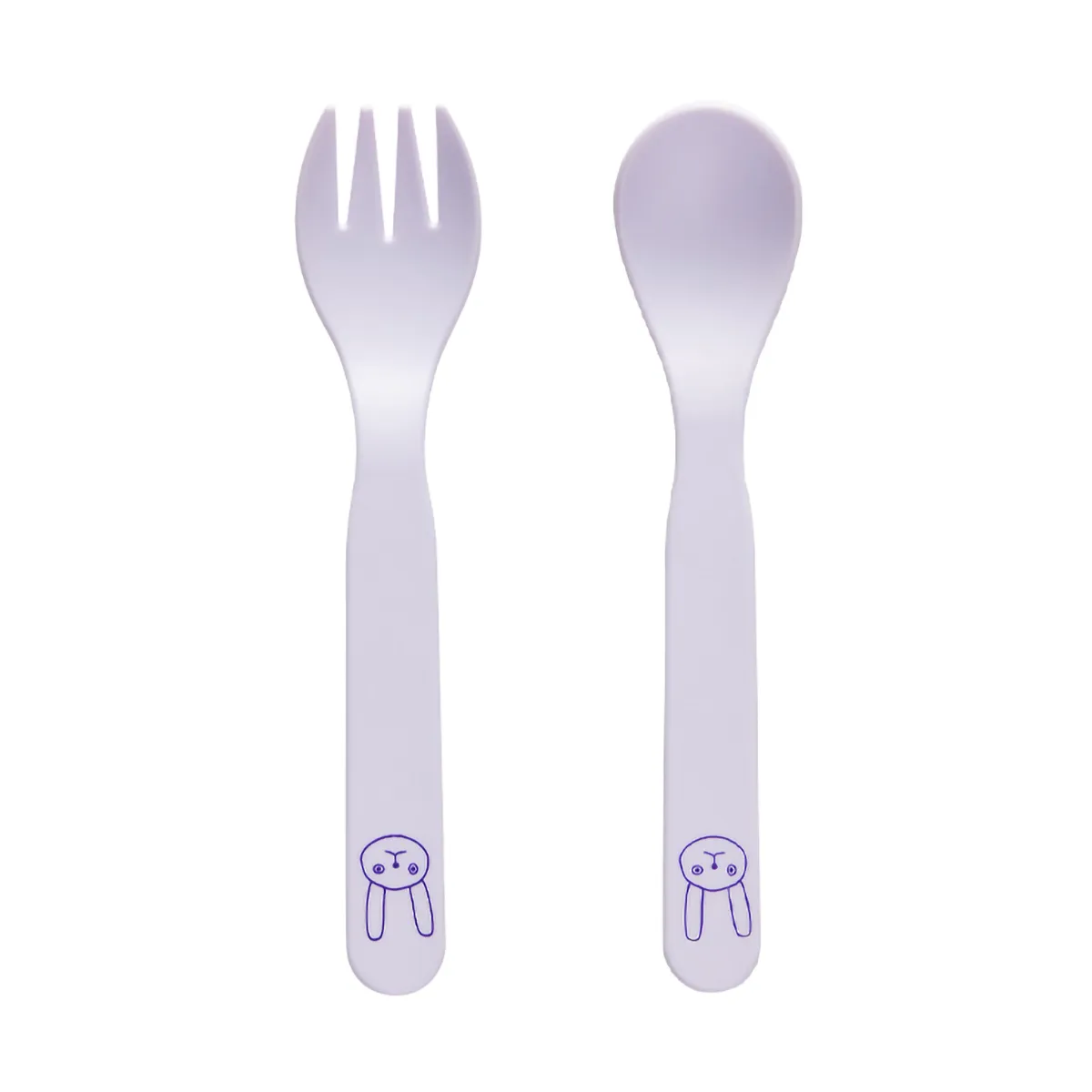 Zestaw sztućców dla dzieci Pullo, Lavender OYOY