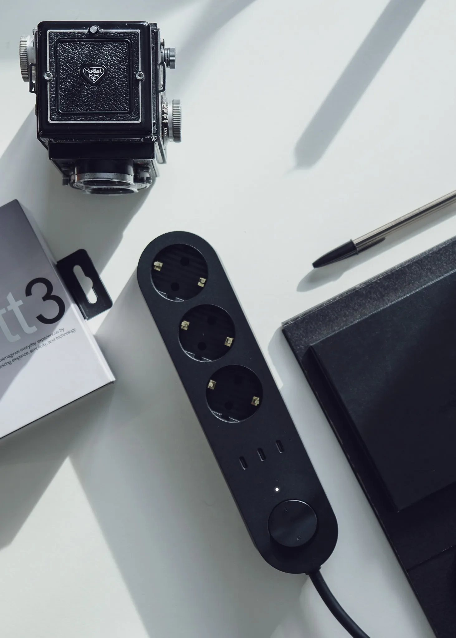 Przedłużacz Alma Power Bar, Midwinter black palett3