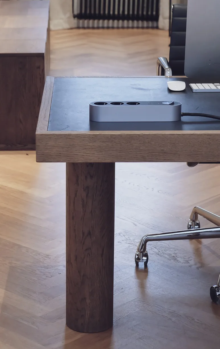 Przedłużacz Edgar Power Bar, Satin aluminium palett3