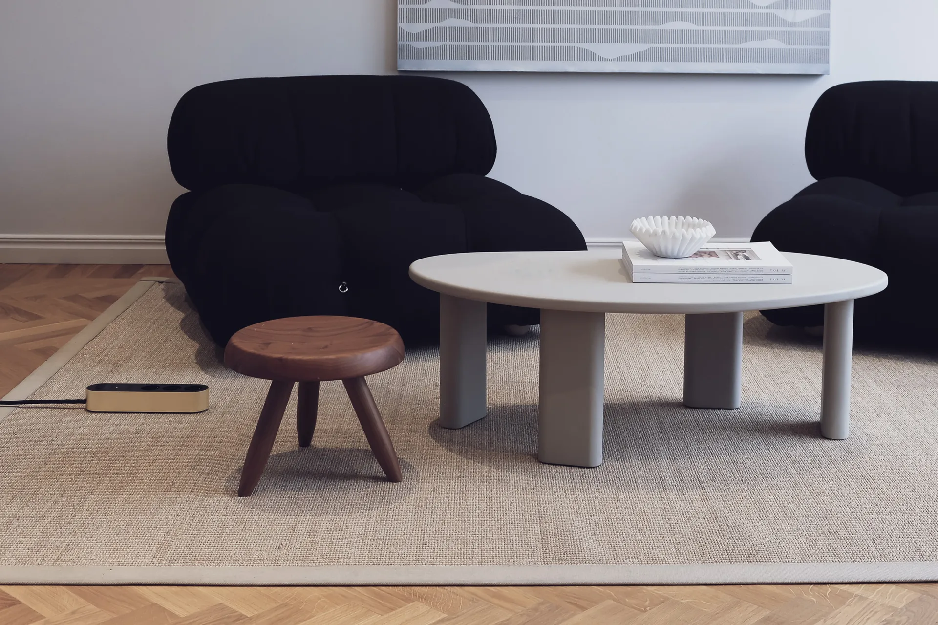 Przedłużacz Edgar Power Bar, Satin brass palett3