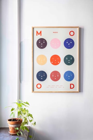 9 Moods plakat - 50x70 cm - Paper Collective