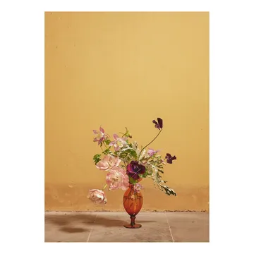 Blomst 02 Ochra plakat - 30x40 cm - Paper Collective