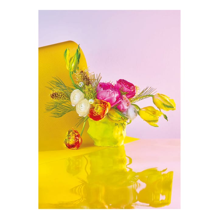 Bloom 03 plakat żółty - 30x40 cm - Paper Collective