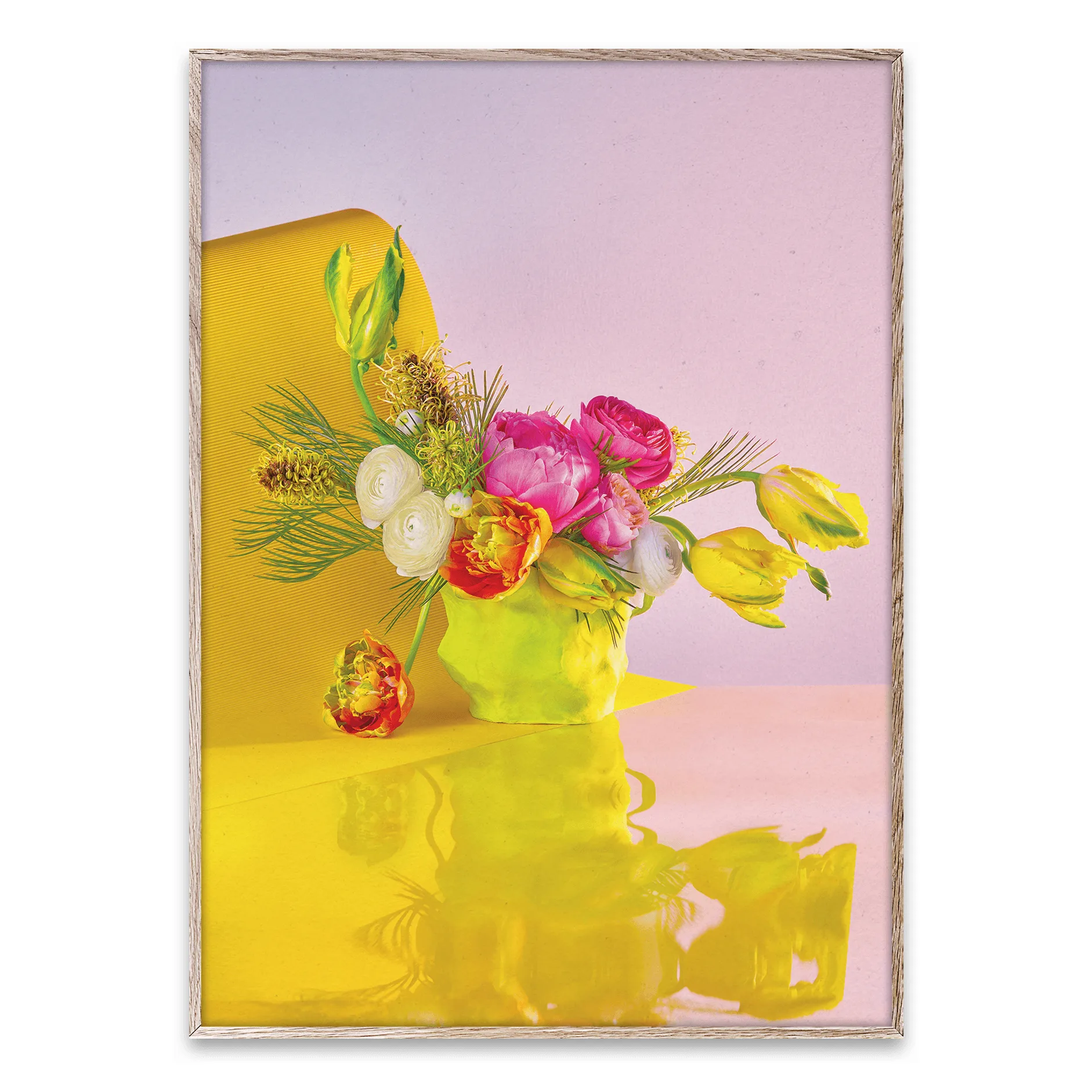 Bloom 03 plakat żółty, 50x70 cm Paper Collective