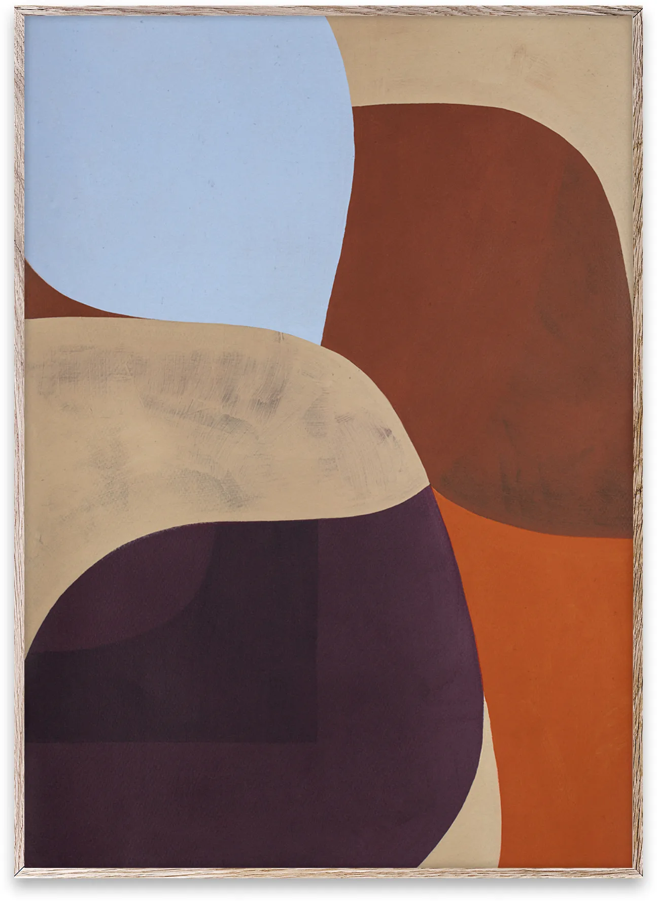 Painted Shapes 02 poster, 30x40 cm Paper Collective