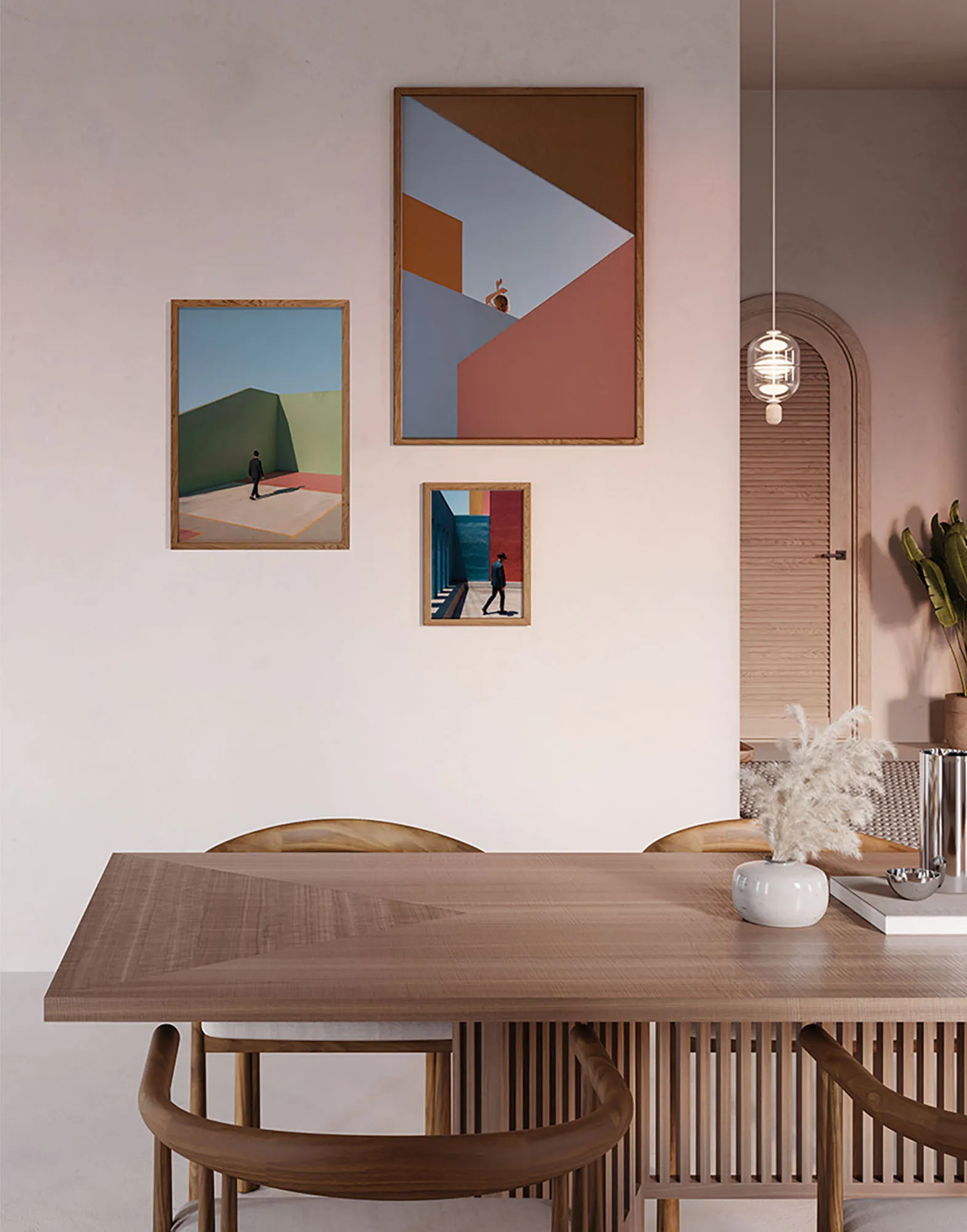 Plakat Angular Afternoon, 50x70 cm Paper Collective