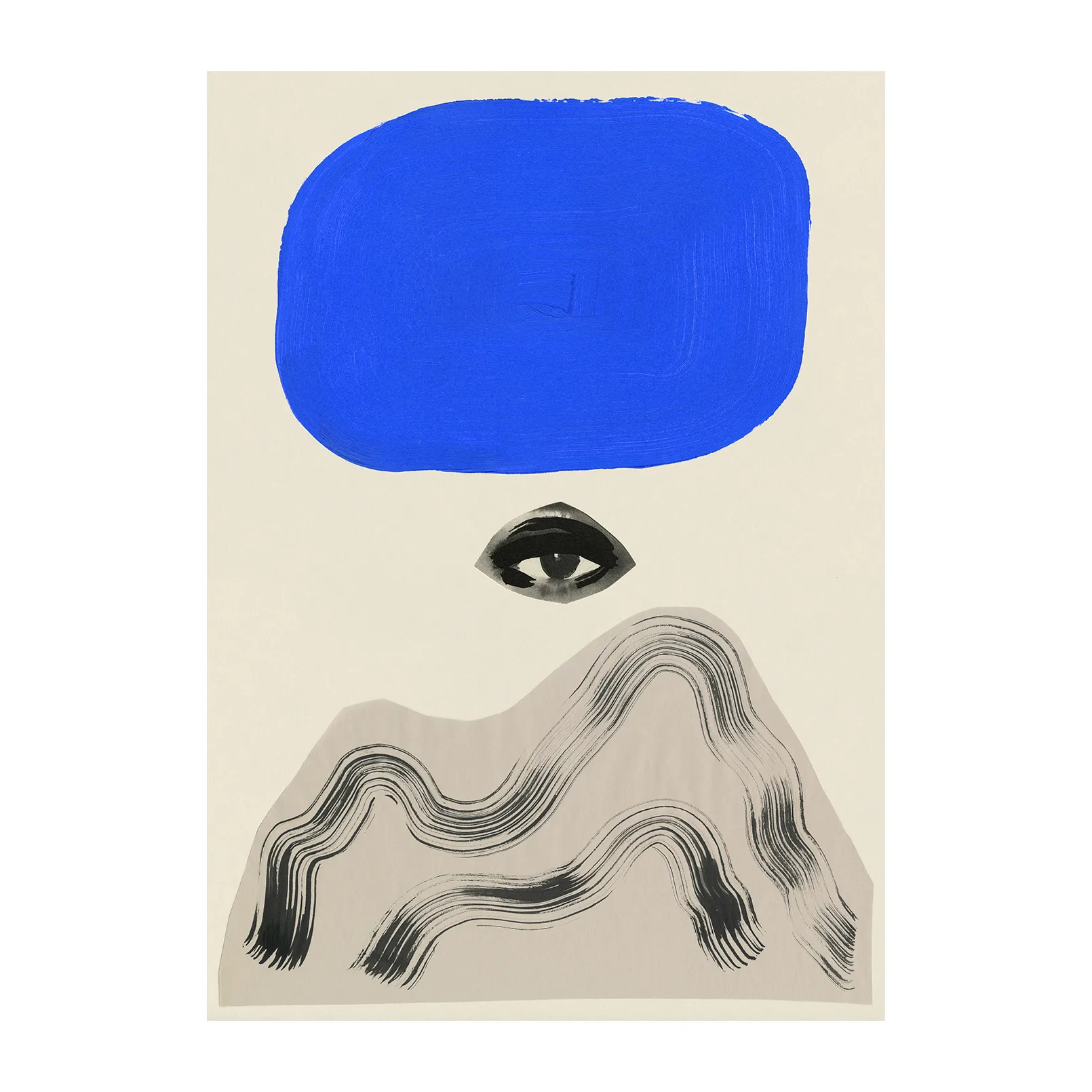 Plakat Between Mountain & Sky, 50x70cm Paper Collective