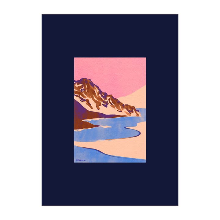 Plakat Blue Landscape - 30x40cm - Paper Collective