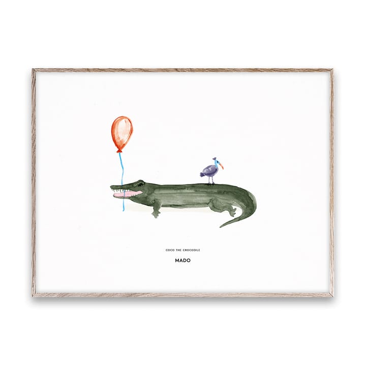 Plakat Coco the Crocodile - 30x40cm - Paper Collective