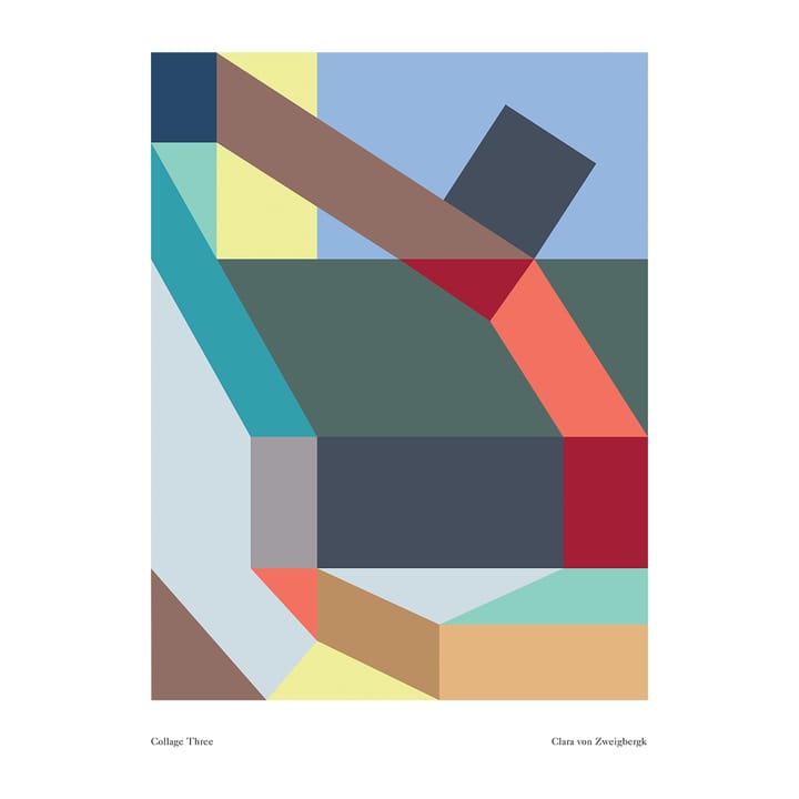 Plakat Collage three - 50x70cm - Paper Collective