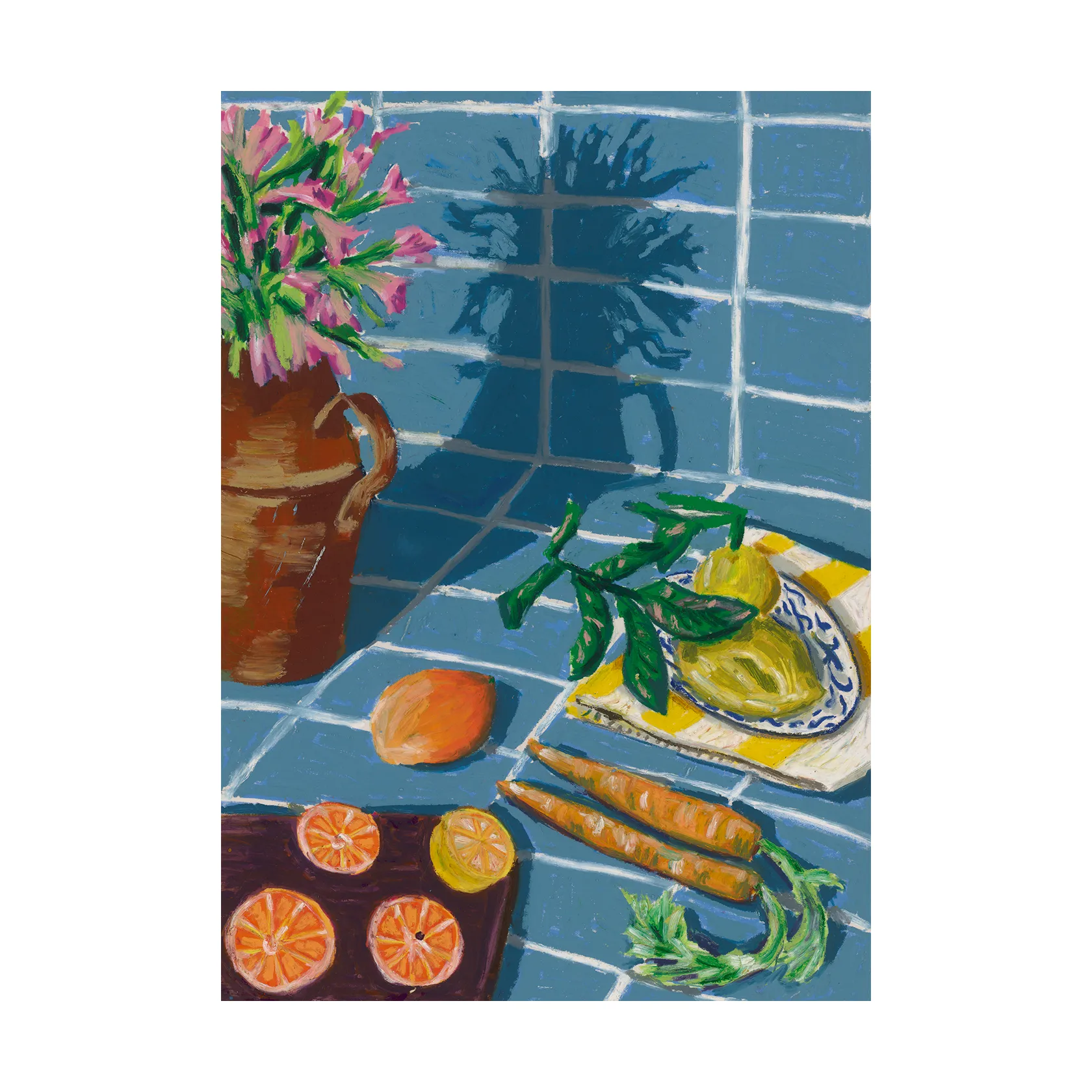 Plakat Composition in Blue , 30x40cm Paper Collective