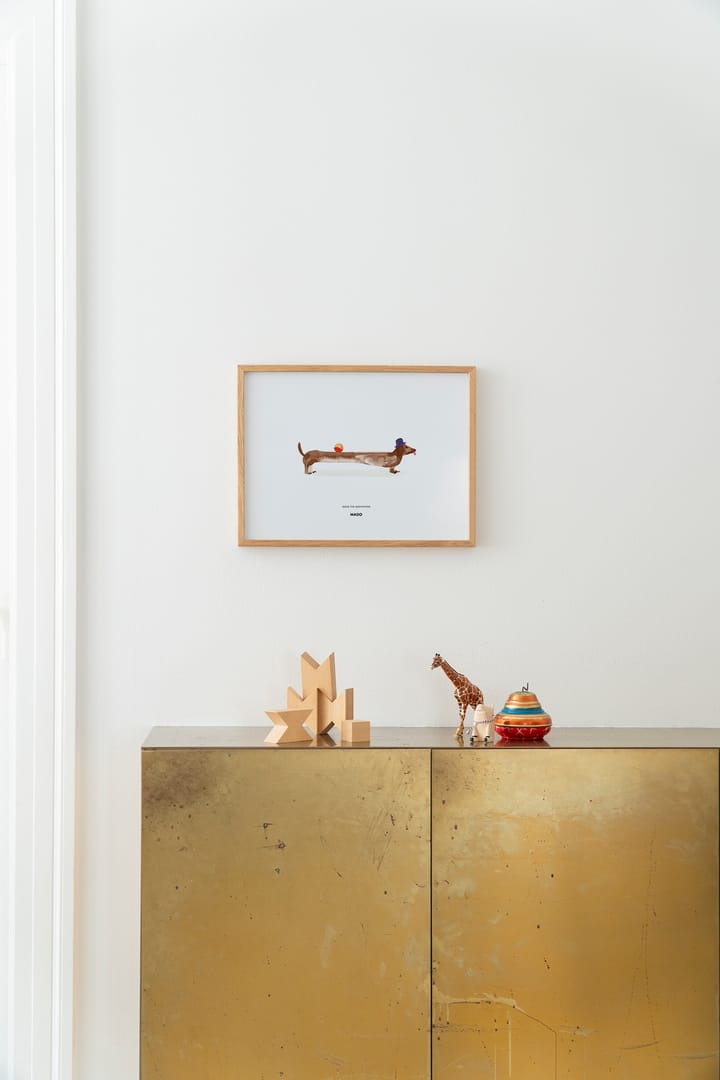 Plakat Doug the Dachshund, 30x40 cm Paper Collective