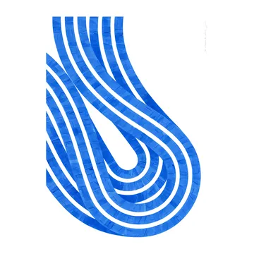 Plakat Entropy Blue 02 - 30x40cm - Paper Collective