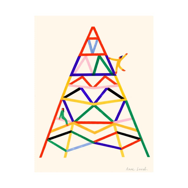 Plakat Escalader - 30x40 cm - Paper Collective