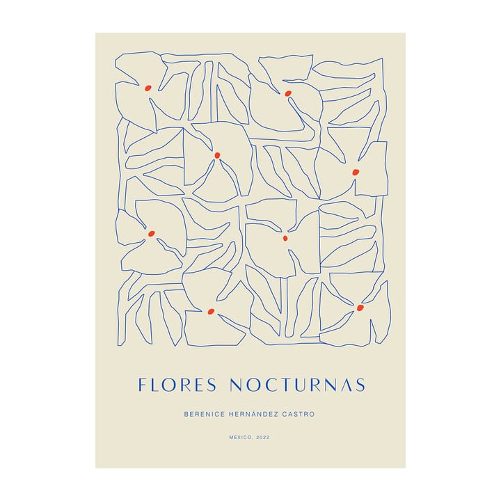 Plakat Flores Nocturnas 01 - 30x40cm - Paper Collective
