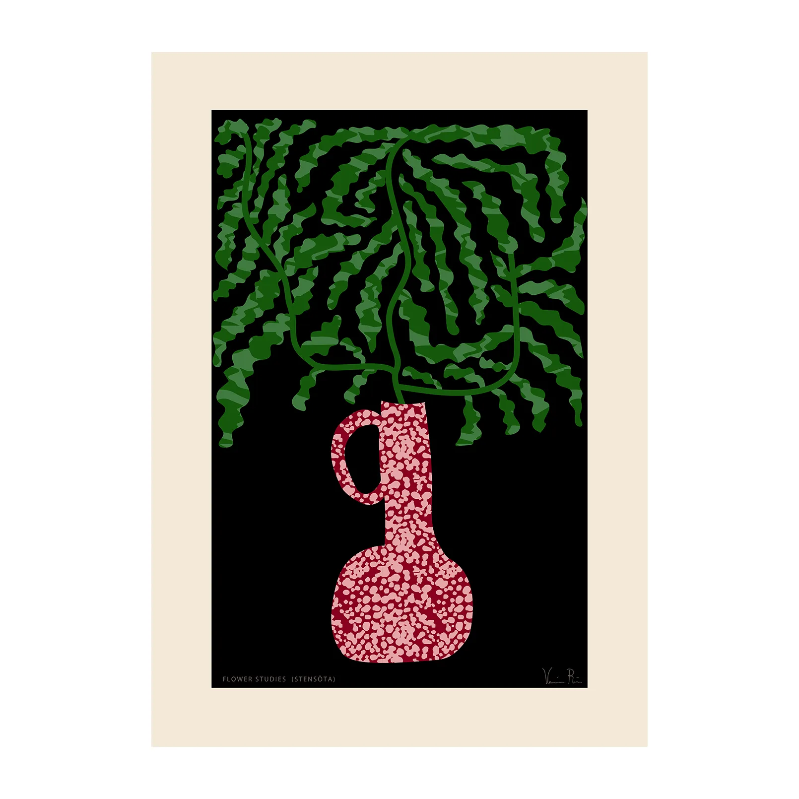 Plakat Flower Studies 03 (Paproć), 30x40cm Paper Collective