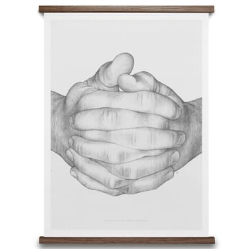 Plakat Folded Hands - 50x70 cm - Paper Collective