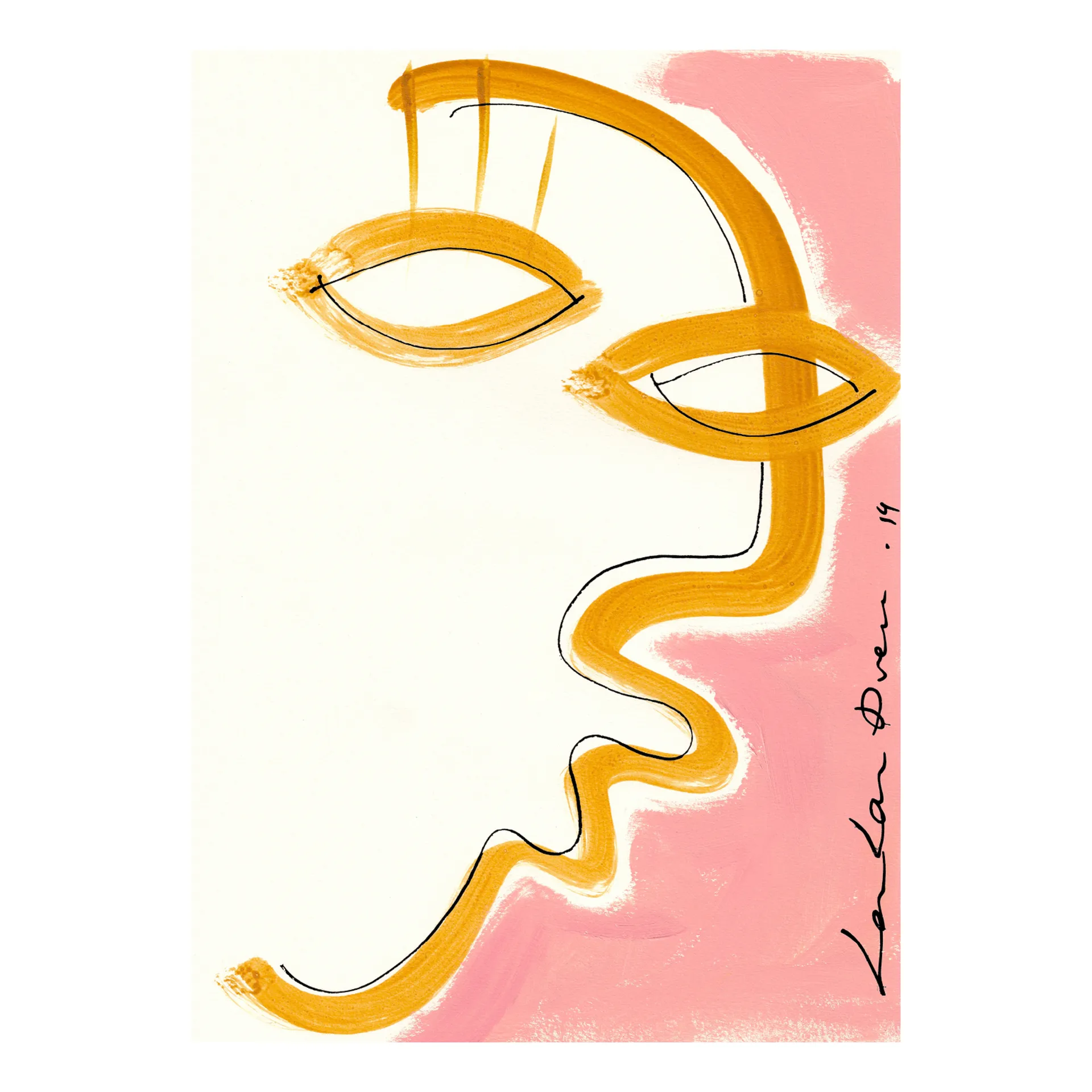 Plakat Gentil, 50x70 cm Paper Collective