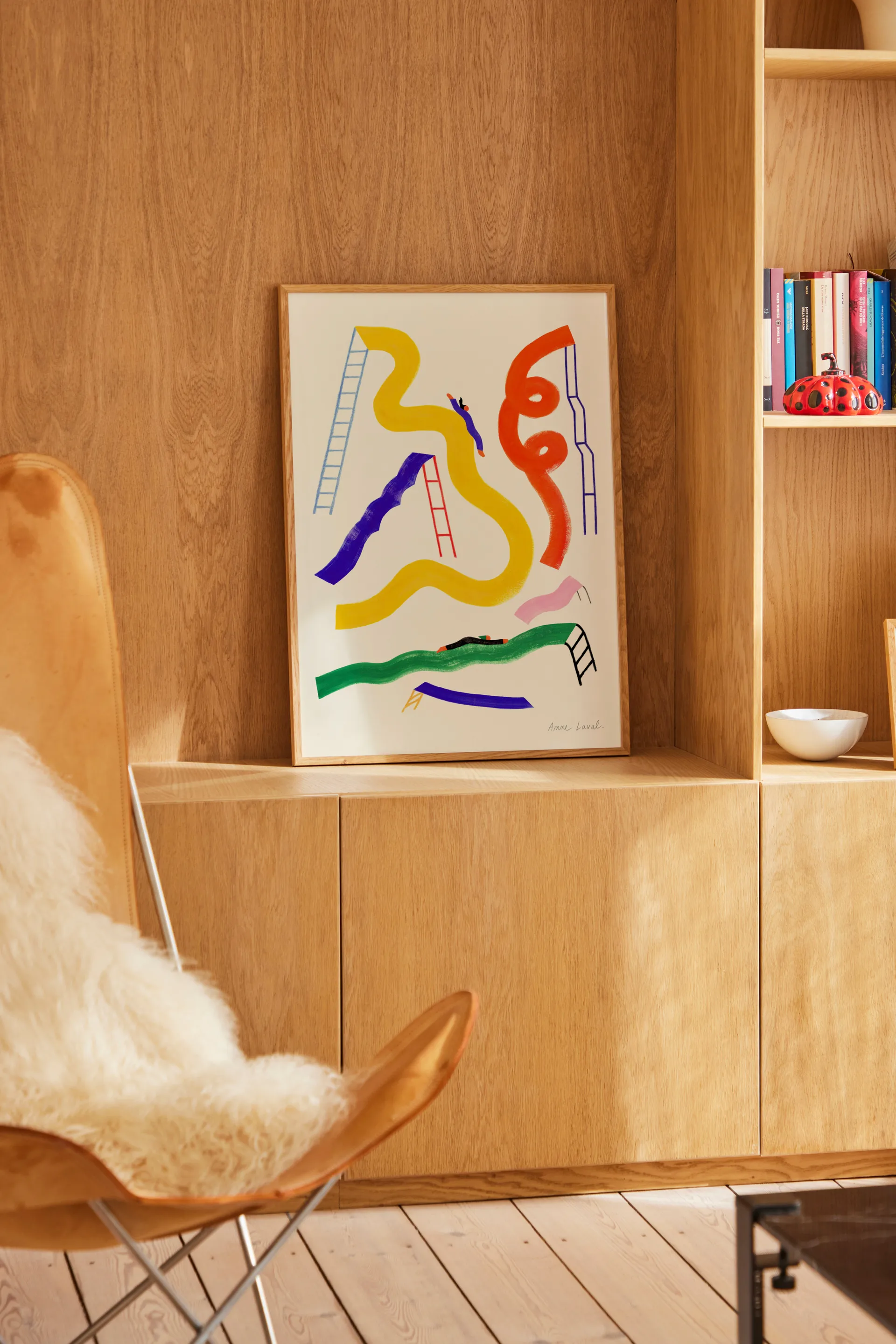 Plakat Glisser, 50x70 cm Paper Collective