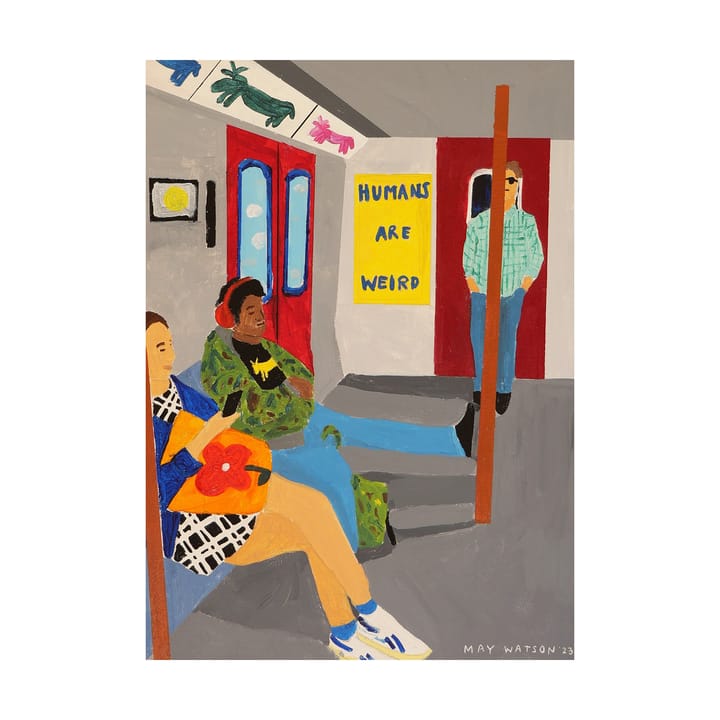 Plakat Humans Are Weird, 30x40 cm Paper Collective