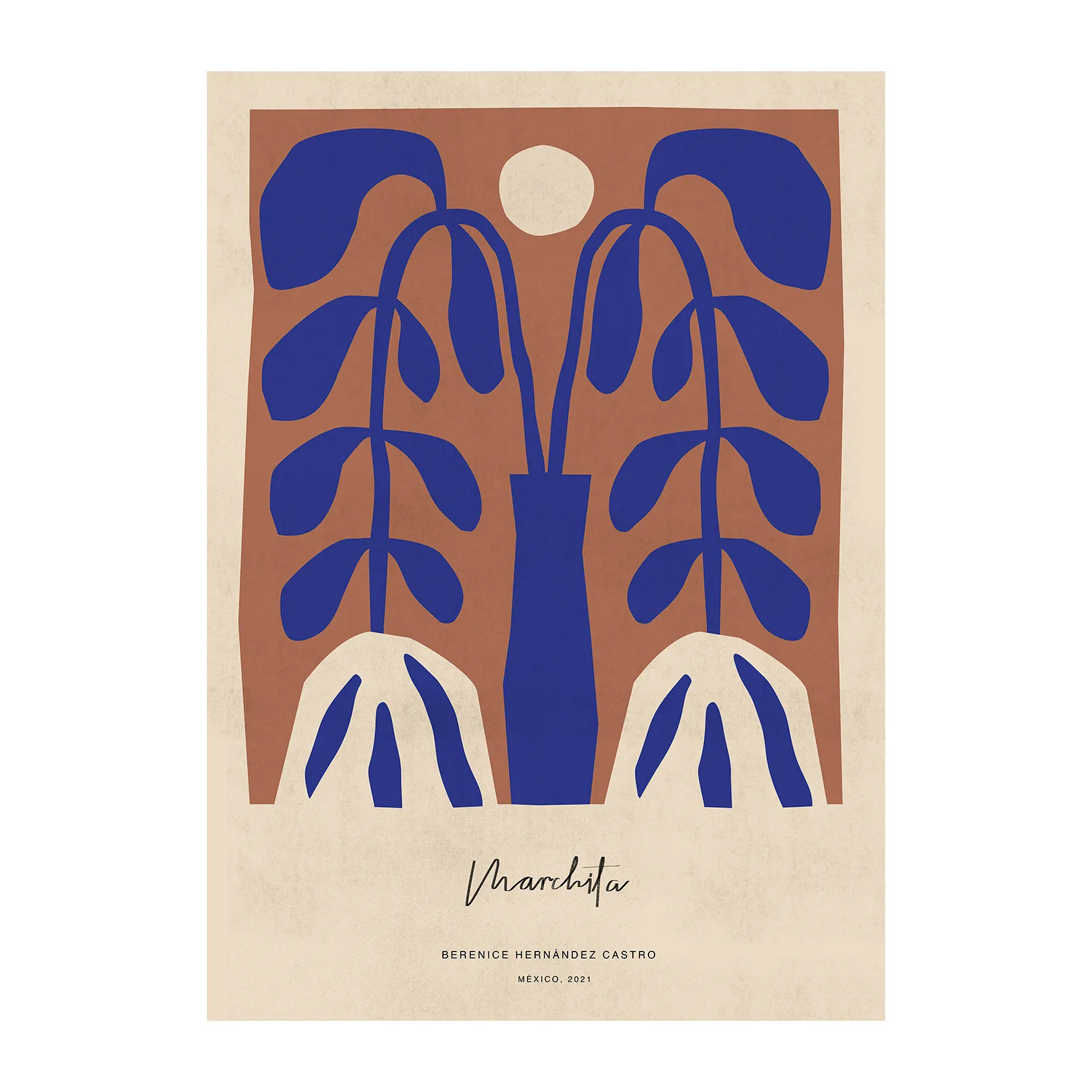 Plakat Marchita, 30x40 cm Paper Collective
