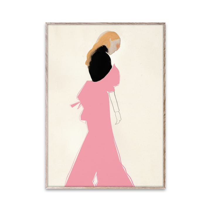 Plakat Pink Dress - 30x40 cm - Paper Collective